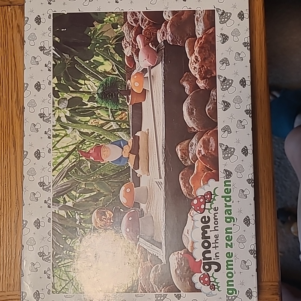 Never used, NIB gnome Zen garden.